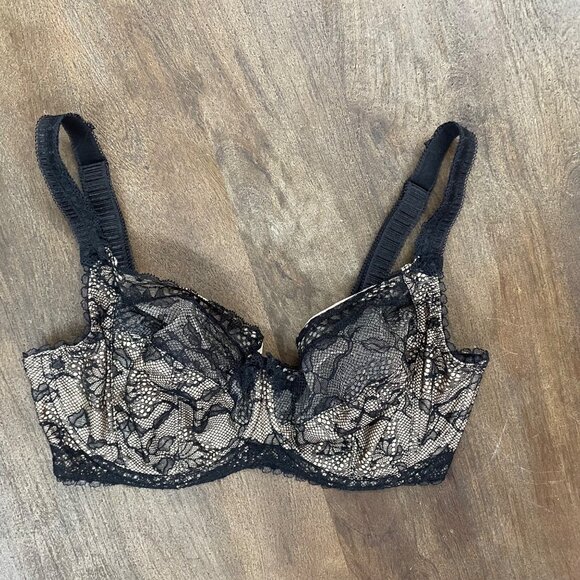 Fantasie‎ Womens Black Underwire Bra Size 32FF 32H - Picture 1 of 6